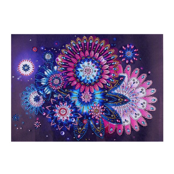 Pintura de Diamante Gloria Taladro Especial en apariencia Parcial Imagen Hermosa Para Sala De Dormitorio Colgantes De Pared Ornamento Para Flor 1