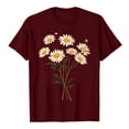 thumbnail image 4 of Bibifish Womens Tee Tops Fashion Floral Print Soft Relaxed Fit Crewneck Short-Sleeve Tee Tops Summer Daily Outdoor Stylish Wear, 4 of 4