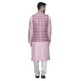thumbnail image 3 of Atasi Indian Traditional Kurta Churidar Pajama Set With Nehru Jacket For Men, 3 of 3