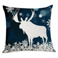 thumbnail image 1 of Funda De Almohada De Algodón Y Lino Christmas Elk Wmkox8yii HFSH4093, 1 of 1
