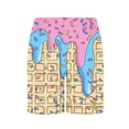 thumbnail image 3 of CYRBOKO Swim Trunks for Boys, Summer Elastic Waist Quick-dry Vacation Beach Shorts Pink Size 12-13 T, 3 of 5