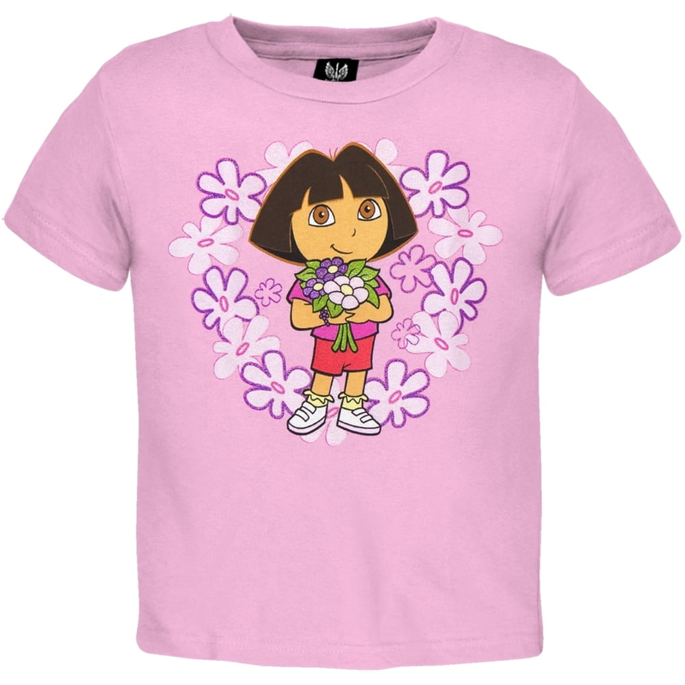 Dora The Explorer/Boots Personalised kids/Girls T-shirt top clothing 