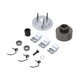 thumbnail image 2 of RC Bell Bell Bell Shoes Roinings Gear Clutch Bell Set 81020 1/8 Reemplazo para HSP Modelo portátil RC CUERPA DE CUPERACIÓN DE CAR RC Plata, 2 of 8