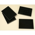 thumbnail image 6 of Unique Bargains Sturdy Velvet Jewelry Boxes Organizer Trays with Removable Dividers Black Flat Tray, 6 of 6