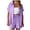 Light Purple, variant on QGJZVUNL Cotton Linen 2 Piece Sets for Women Summer Clothes Short Sleeve Button Down Shirts and Drawstring Shorts Lounge Outfits Size 2XL