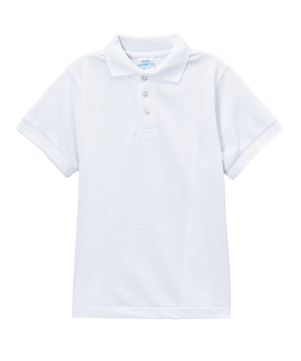 unik uniforms unik unik Boy s Uniform Pique Polo Shirt Short Sleeve 