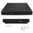 SIEYIO Home Mini DVD Music Player DVD CD Disc Players for TV AV Stereo