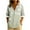 #01-Khaki, variant on Craaazy Women's V Neck Long Sleeve Tops Loose Prints Spring Button Shirts Gifts