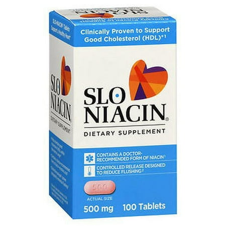 Slo-Niacin Slo-Niacin, 500MG, 1000 Tabs