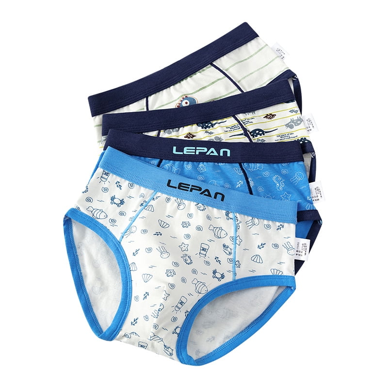 YAZI Baby Soft Cotton Underwear Little Boys Dinosaur Briefs Toddler