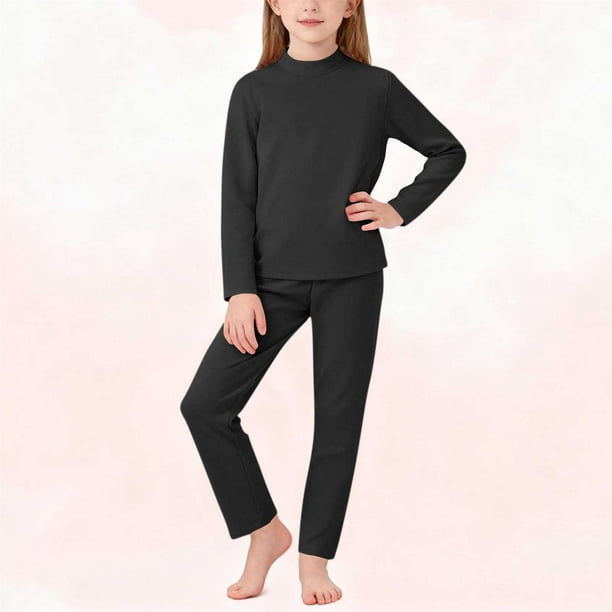 Cowsor 2 Piece Pajamas Set Kids Sleepwear Cartoon Printed Nightwear Cotton Long Sleeve Shirt Pants Loungewear