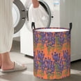 thumbnail image 6 of Uemuo Lavender Flowers Pattern Circular Laundry Hamper Basket with handles,Collapsible laundry basket,Large capacity laundry hamper,Laundry Organizer-Medium, 6 of 8