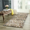 thumbnail image 2 of LR Home Ada 2'3" x 8'9" Green/Gray Distressed Floral Adult Indoor Area Rug, 2 of 8