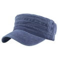 thumbnail image 1 of Sonducket Gorro estilo gorra de cadete básico y desgastado de algodón Sombreros azul marino, 1 of 6