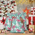 thumbnail image 6 of KLL Flamingo for Christmas Gift Bag,Holiday Bags for Gifts Christmas Bags & Drawstring Gift Pouch Reusable Holiday Gift Bags & Party Favor Bags (1 PCS)-Small, 6 of 9
