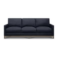 thumbnail image 3 of GTR Leather Monterrey 90" Wide Upholstered Sofa, Napa Admiral, 3 of 9