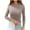 Khaki, variant on Ahdbta Sweaters for Women Mock Neck Long Sleeve Chunky Ribbed Knit Tops Slim Fitted Solid Color Warm Pullover Sweaters