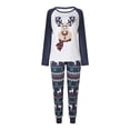thumbnail image 3 of Awdenio Parent-child Warm Christmas Set Printed Home Wear Pajamas Two-piece Kid Set, 3 of 6
