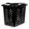 thumbnail image 4 of (2 pack) Home Logic 2 Bushel Lamper Plastic Laundry Basket with Silver Handles, Black, 4 of 8