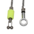 thumbnail image 1 of Greeniant Indicadores de mordedura resistentes al desgaste Swingers de pesca Giratorios de anillo sólido Sensor colgante a presión Indicador de Pescar Amarillo, 1 of 6