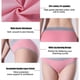 thumbnail image 4 of Gibobby Ropa interior termica Ropa interior cómoda para mujer, transpirable, algodón , sin rieles, para niñas (Morado, X4XL), 4 of 5