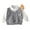 Grey, variant on Tanghaowl Boys Sweatshirts Boys School Outfits Lined Sweater Kids Long Sleeve V Neck Shirt Pullover Fall Winter Warm Clothes Black 2-3 Years