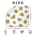 thumbnail image 4 of Sunflower Print Kitchen Sink Drying Mat, Foldable 16x18 Inch Microfiber Pad, Absorbent Counter Rack Mat for Dish Draining, 4 of 7