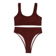 thumbnail image 1 of Traje de baño sexy de dos piezas con almohadilla push-up para mujer Conjunto de ropa de playa Fridja  nalpqowj61019, 1 of 5