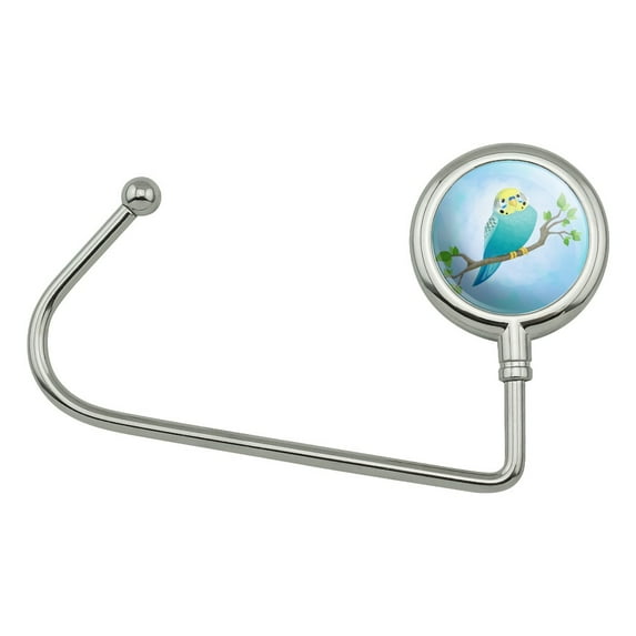 Pretty Parakeet Budgie Purse Bag Hanger Holder Hook