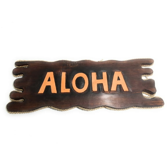 Aloha Driftwood Sign 20" - Distress Island Style Decor | #bds1201450