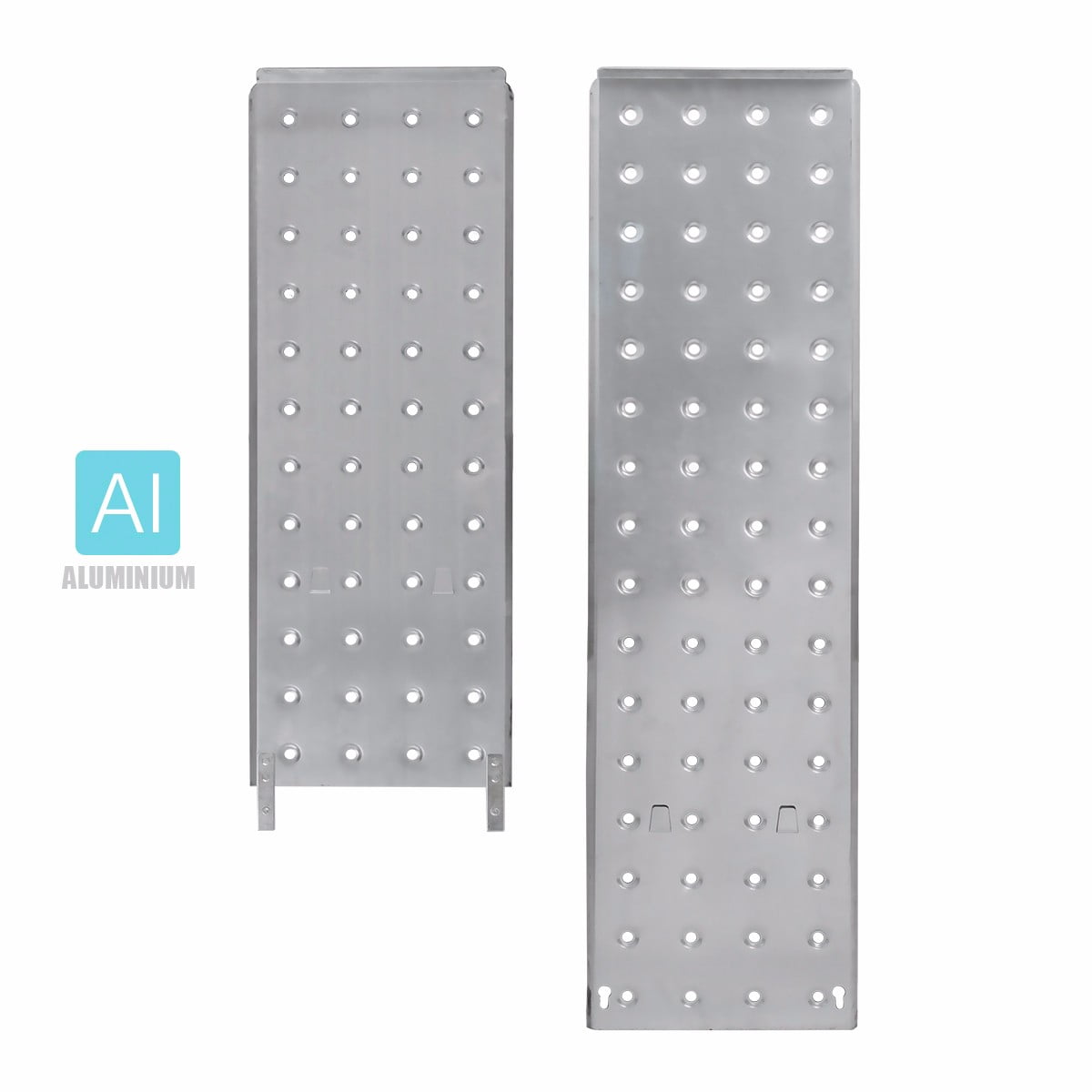 2pcs Aluminum Platform Plate for Folding Step Ladder Scaffold Stage Set