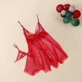 thumbnail image 6 of HAPIMO Sales Women's Chemise Nightgown V Lingerie Lace Neck Slip Cotton Full Sleepwear Dress Womens Lingerie Sleepwear Red M, 6 of 8