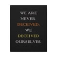 thumbnail image 6 of Inspirational Wall Art We Deceived Ourselves Motivation Wall Decor for Home Office Gym Inspiring Success Quote Print Ready to Hang Unframed, 6 of 17
