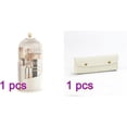 thumbnail image 4 of Organizador de brochas de maquillaje giratorio 360° con tapa, organizador + bolsa para cosméticos para el tocador del baño (blanco), 4 of 4
