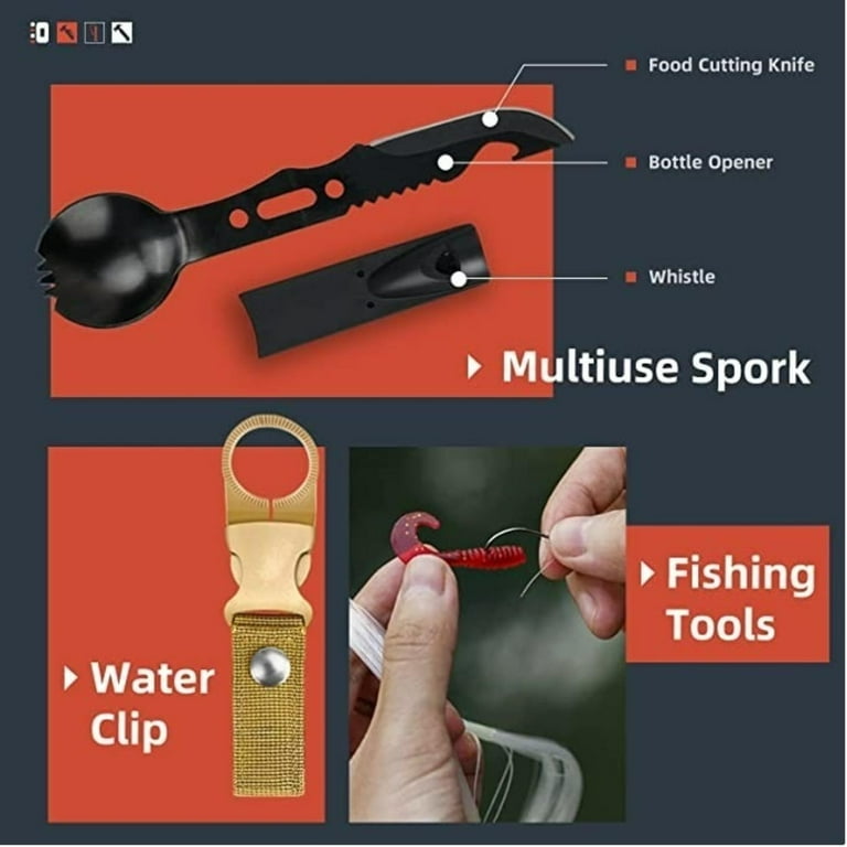 12-in-1 Survival Kit Gear and Equipment Survival Tools Outdoor