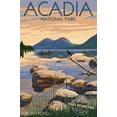 thumbnail image 2 of Art.com Acadia National Park, Maine - Celebrating 100 Years - Jordan Pond Art Print by Lantern Press, 12" x 18", 2 of 4