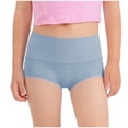 thumbnail image 2 of VONCOS Womens Light Blue High Waisted Cotton Boyshort Underwear Soft Stretch Full Coverage Panty 1 Pack,Size XL, 2 of 6