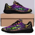 thumbnail image 3 of Crawfish Mardi Gras Beads Shoes Sneakers Black Size 8.5, 3 of 7