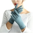 thumbnail image 3 of ShomPort Woman's Gloves Soft Comfortable Touchscreen Glove for Traveling, Cycling, Running, 3 of 4