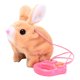 thumbnail image 2 of Juguete Electrónica Interactiva Peluche Coneño Conejo Caminata Orejas Contracción para La Nariz Navidad Pascua Regalo Cumpleaños, 2 of 9