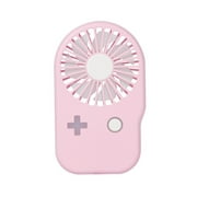 Cooling Fan Electric Rechargeable Handheld Fan; Portable Fan Adjustable Portable Cooler for Home Office, Pink