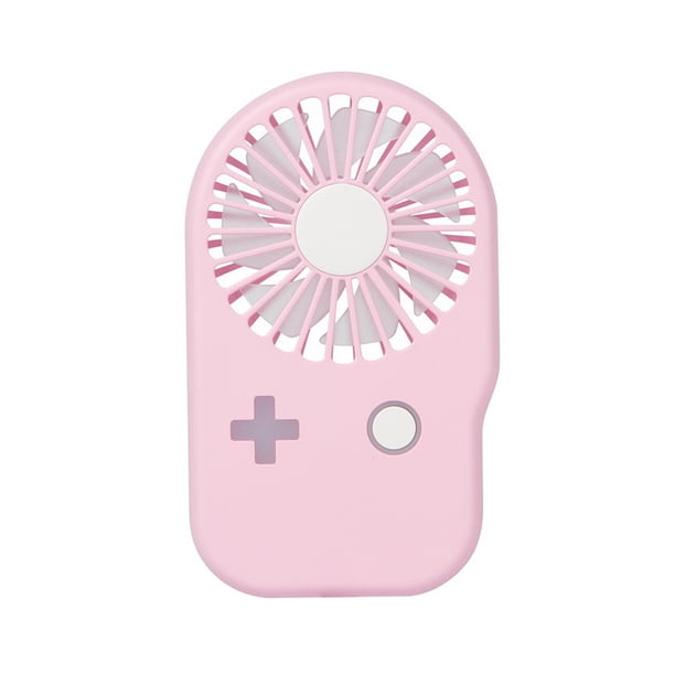 Ventilador de refrigeración Ventilador de mano recargable eléctrico Enfriador portátil ajustable para oficina en casa, Rosa Eigraketly HA004473-03B