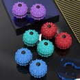 thumbnail image 4 of Bewildely Pelota de masaje siamesa, de mano de plástico, único, inteligente, EDC, masajeador de piernas y cuello para adultos, juguete Juguetes Púrpura, 4 of 6