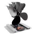 thumbnail image 3 of Ventilador de Estufa de calor Sincero 4 aspas con termómetro de protección térmica negro, 3 of 10