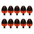 thumbnail image 2 of MYG 10pcs Long shot oval Positioning Float with Pipe Plug carp Fishing Trout Floats, 2 of 8