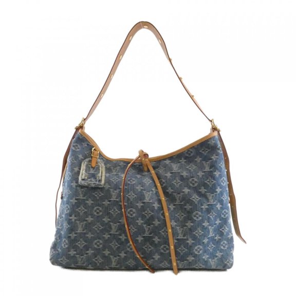 Pre-Owned Louis Vuitton LV Remix (Monogram Denim) Carryall MM M46855 Shoulder Bag