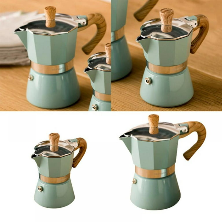 Aluminum Moka Espresso Coffee Maker Percolator induction cooker Pot  150/300ML 