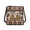 Bull Skull Sunflower, variant on Colorful Paw Prints Handbag, Waterproof Ladies’ Leather Crossbody Shoulder Purse Lightweight Durable Shoulder Crossbody Bag for Daily Wear