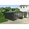 thumbnail image 2 of ShelterLogic 12' x 23' x 10' Green STD Garage Carport, 2 of 12