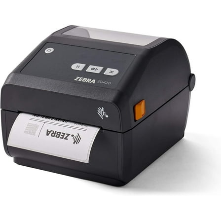 Restored Zebra ZD420d Direct Thermal Desktop Label Printer – 203 DPI, 4″ Print Width, USB/Ethernet, P/N: ZD42042-D01E00EZ (Refurbished)